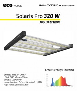 Imagen secundaria del producto Solaris Pro 320 W sistema de iluminación Led de Innotech GrowLight