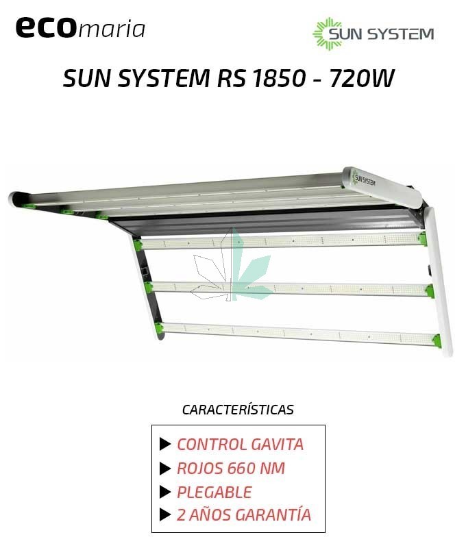 Led Sun System RS 1850 - 720 w - Venta + Consejos - Ecomaria